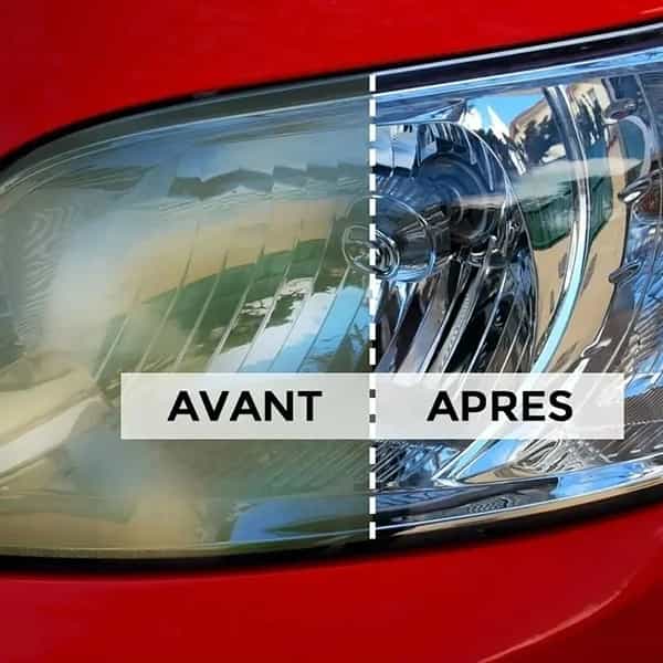 Rénovation d'optique de phare