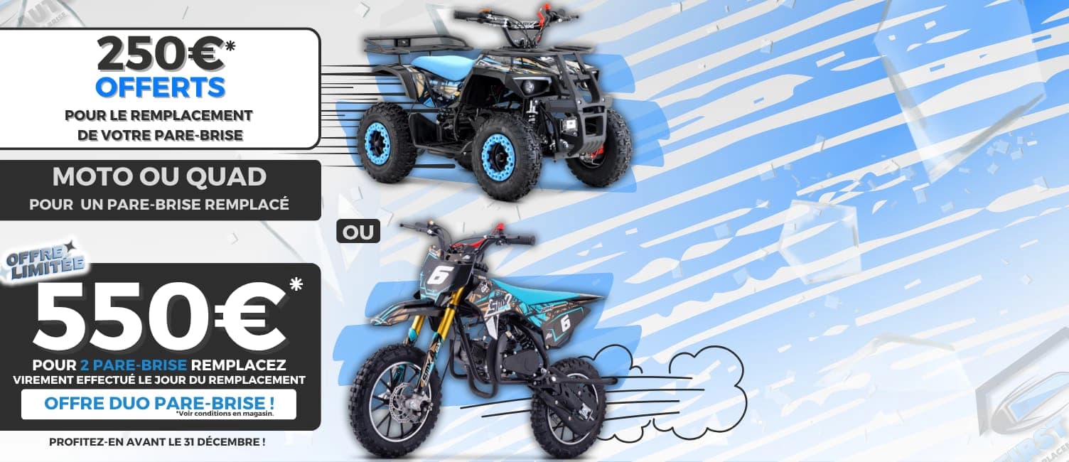 Pare-brise endommagé nécessitant réparation - Service de remplacement rapide